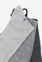 Men's Anthracite-Grey Patterned 3-Piece Socket Socks - 3
