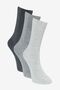 Men's Anthracite-Grey Patterned 3-Piece Socket Socks - 4