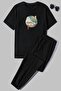 Unisex Neighbor's Ukiyo E Printed 2-Piece Tracksuit Set
