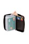 West Polo Genuine Leather Unisex Zippered Wallet Card Holder - 2