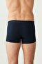 Men's Navy Blue - Cobalt Blue - Navy Blue Melange 3-Piece Boxer - 7