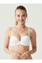 - Women's White Strapless Double Support Bra 66149