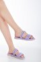 Women's Lilac Daily Comfortable Stylish Pool Beach House Slippers