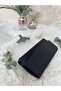 Black Satin Women's Evening Dress Bag - 2