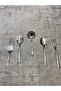 5 Piece Stainless Steel Silver Colander, Ladle, Shovel, Fork, Spoon Serving Set - Dowry Box