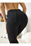 Bucha Jeans Super Black Color Throwback High Waist Label Bucha - 6