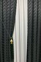 Harmony Series Tasseled Background Curtain Green - 1 to 3 Dense Pleats - 4