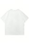 Women's Cherry Printed Crew Neck Oversize T-Shirt - 2