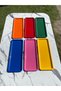 6-Piece Baton Mixed Color Metal Single Decorative Candle, Tea, Coffee and Cake Serving Presentation Tray - 3