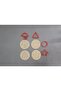Squid Game 4-Piece Cookie Set - 2
