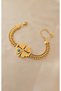 Clover bracelet steel bracelet non tarnish Steel clover bracelet - 2