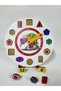Montessori Colorful Cute Animals Patterned Clock Tutorial Puzzle - 5