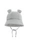 Muslin Summer Baby Hat with Teddy Bear Detail 0-2 Years - 5