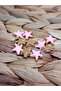 Gold Plated Pink Star Spacer/2 pieces (51870)
