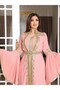 Gold Color Caftan Evening Dress - 4114 - 2