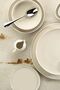 Microwaveable Chef Taste of 32 cm Boat Plate Cream Bonnet Porcelain Salad 1 Piece Porse - 5