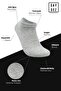 Bamboo Women's Sneaker Black-White-Grey Socks Seamless Invisible Ankle Sports Socks Premium 6-Pack - 4