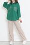 Emerald Metal Stone Shirt - 955.1247 - 3