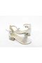 Girl's Evening Dress Shoes Transparent Heeled Stone Shoes - 2