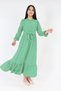 Girl's Long Dress Aerobin Linen Fabric Hijab Long Length Dress
