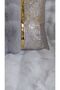pillowcase plush and velvet fabric Velvet Look square Throw Pillow Case with Gold Leather Accessories - 5
