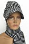 Bonnet Ready Turban Alya Bonnet Goose Feet Patterned Knitwear Scarf Hat Neck Covering Hijab Bonnet - 2
