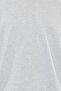 Gray Melange Oversize/Loose Fit Fleece Inside/Warm Raglan Sleeve Sweatshirt Tmnaw23Sw00190 - 4