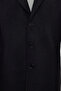 Black Men's Regular Fit Winter Cashmere Coat Tmnaw24Kb00003 - 3