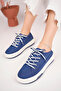Navy Blue Women's Sneaker Casual Shoes - 2