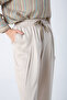Stone Waist Elastic Wide Leg Trousers - 5