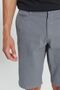 Men's Gray Slim Fit Slim Fit Dobby 100% Cotton Casual Chino Shorts - 5