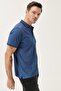 Men's Shrink-Resistant Cotton Fabric Regular Fit Comfortable Cut Laci-indigo Roll-Free Polo Collar T-Shirt with Pockets - 7