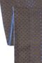 Men's Brown-dark blue Patterned Scarf - 2