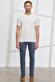 Men's Indigo Non-Kneeling 360-Degree Stretching in All Directions Comfortable S Slim Fit Slim-Fit Trousers - 5