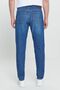 Men's Blue Comfort Fit Relaxed Fit Cotton Denim Jean Trousers - 6