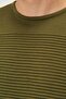 Men's Open Khaki Standard Fit Normal Cut Crew Neck Knitwear Sweater Without Pilling - 4