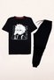 Slurp Hoodie Printed Tracksuit Set Women