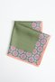 Green Patterned Men's Handkerchief