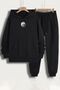 Unisex Yin & Yang Printed Tracksuit Set - 2