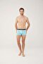 Men's Turquoise - Navy Blue - Gray Melange 3-Piece Boxer - 2