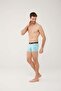Men's Turquoise - Navy Blue - Gray Melange 3-Piece Boxer - 6