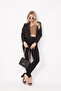 Bucha Jeans Super Black Color Throwback High Waist Label Bucha - 3
