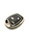 Luxury Ford Fiesta Mondeo Focus Transit Fusion 3 Button Nano Key Case Black Gold Gold Color - 2