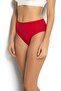 6 Pack Women's Red Cotton High Waist Panties 652 - 2
