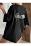 Women's White Limited Printed Premium Oversize T-Shirt - 2