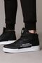 Black-white Unisex High-top Sneakers - 3