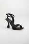 Women's Cornered Black Patent Leather Evening Dress Shoes - 4