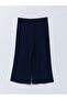 Women's Flat Capri with Elastic Waist - 8