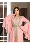 Gold Color Caftan Evening Dress - 4114