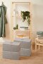 4-Piece Medium Size Grey Under-Bed Trousseau Sweater Storage Organizer ~ Dimensions: (52X28X21) - 4 Pieces